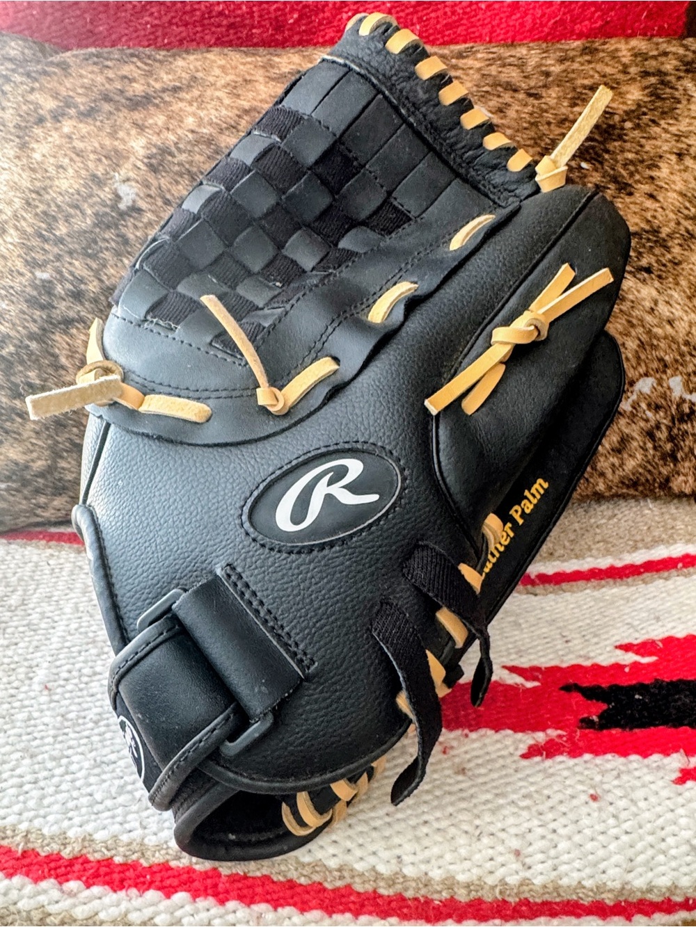 Rawlings Softball Series Slowpitch Glove, Basket Web, 13", Left Hand Throw